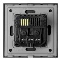Gniazdo pojedyncze 2P+Z, USB-A + USB-C, PD, max. 20W, czarny