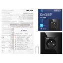 Gniazdo pojedyncze 2P+Z, USB-A + USB-C, PD, max. 20W, czarny