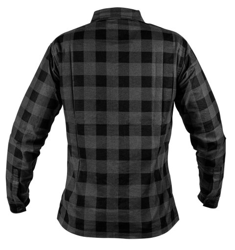 Koszula flanelowa, szara, rozmiar XL