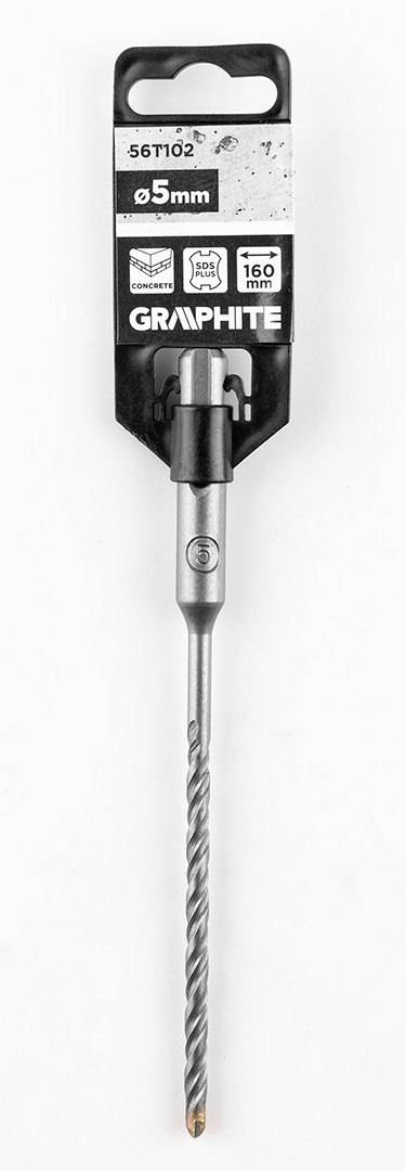Wiertło do betonu SDS Plus z podwójną spiralą 5 x 160 mm