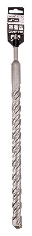 Wiertło do betonu SDS Plus z podwójną spiralą 25 x 400 mm