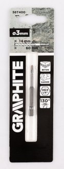 Wiertło do betonu Hex 3 mm