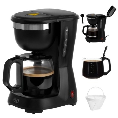 AD 4381 black Ekspres przelewowy 0,6l