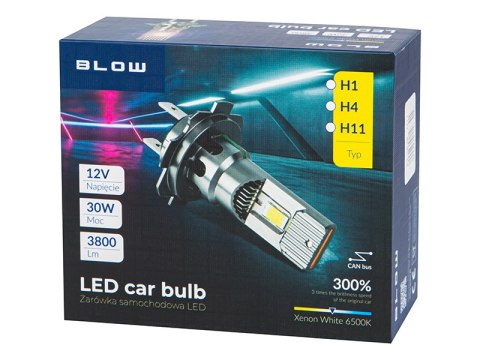 23-381# Żarówka samochodowa h1 led 12v/30w