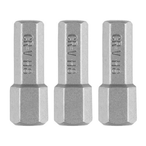 Bity Hex H8 x 25 mm, 3 szt.