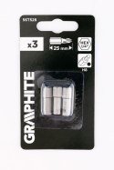 Bity Hex H8 x 25 mm, 3 szt.