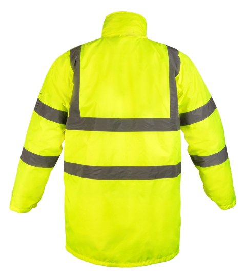 Kurtka robocza ostrzegawcza 5w1, ocieplana, żółta, rozmiar XXXL