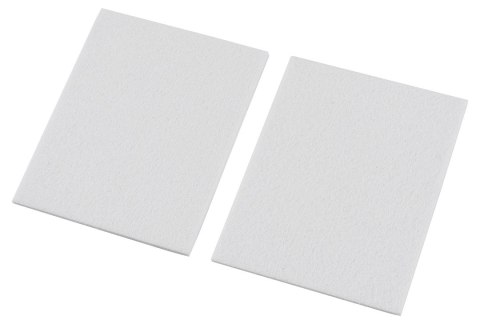 Podkładki filcowe samoprzylepne, białe 80x100mm, 2 szt.