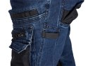 Spodnie robocze DENIM, wzmocnienia Oxford, granatowe, rozmiar L