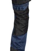 Spodnie robocze DENIM, wzmocnienia Oxford, granatowe, rozmiar M