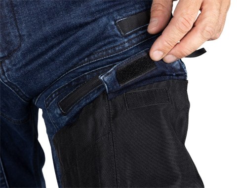 Spodnie robocze DENIM, wzmocnienia Oxford, granatowe, rozmiar M