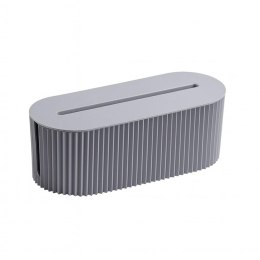 DA444 Organizer pudełko na kable szary