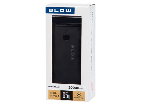 81-153# Power bank 20000mah pd 65w pb20g czarny laptop