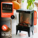 AD 7755 Kominek elektryczny led z pilotem | 3d efekt płomienia | 2 moce grzania 1000w/2000w | termostat