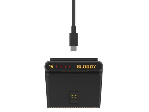 Mysz A4TECH BLOODY R72 ULTRA DUO WRLS 2,4G+USB Renegade Midnight