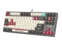 Klawiatura mechaniczna A4TECH BLOODY S87 Pixels Red USB (BLMS RED Plus Switches)