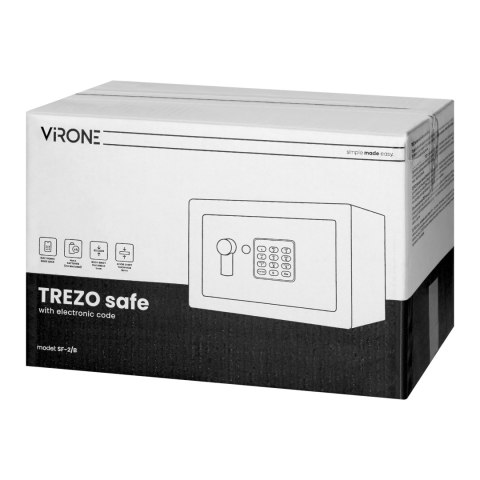 Sejf z kodem elektronicznym TREZO, średni