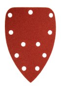 Papiery ścierne na rzep, żelazko 80 x 140 mm, P120, 5 szt., z 11 otworami do 59G336