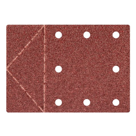 Papier ścierny 115 x 160 mm, z 8 otworami, perforacja do odrywania, rzep, P40, 3 szt.