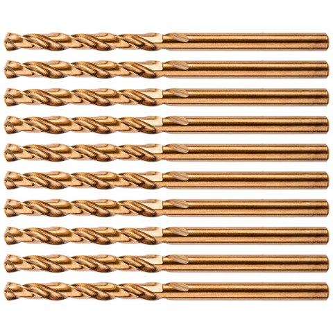 Wiertła do metalu HSS-Co 2.5 mm, 10 szt.