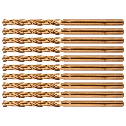 Wiertła do metalu HSS-Co 4.0 mm, 10 szt.