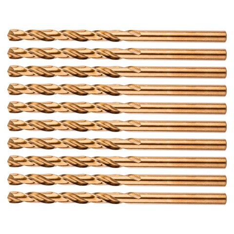 Wiertła do metalu HSS-Co 4.5 mm, 10 szt.