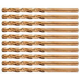Wiertła do metalu HSS-Co 5.0 mm, 10 szt.
