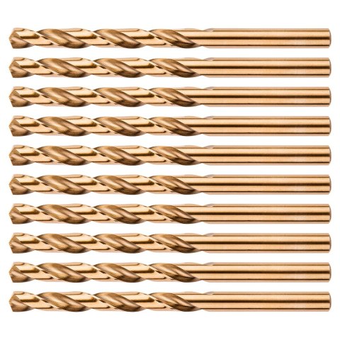 Wiertła do metalu HSS-Co 6.5 mm, 10 szt.