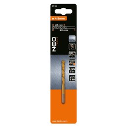 Wiertło do metalu HSS-TiN, 4.5 mm
