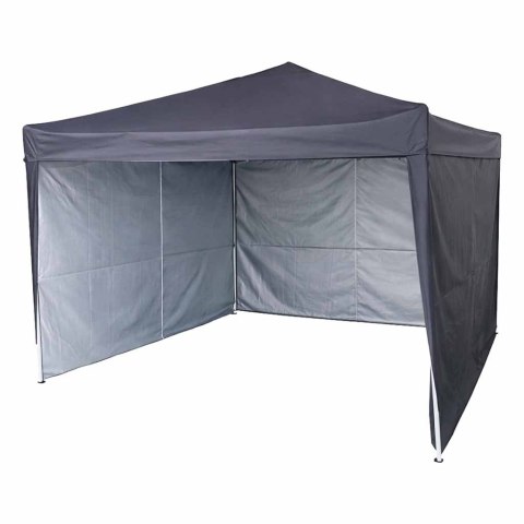 Pawilon ogrodowy LUARO namiot imprezowy handlowy altana 295x305 cm czarny