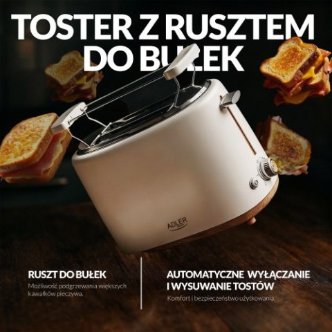 AD 3225 Toster z rusztem do bułek