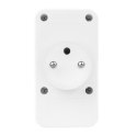 Gniazdko prądowe x2 + 4xUSB Maclean, rozgałęźnik z 2 gniazdami, 2xUSB A, 2xUSB C PD 20W, 1x16A + 1x6A, MCE249 F/W