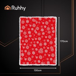 Koc świąteczny flanelowy 1,3x1,7m Ruhhy 26611
