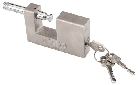 Kłódka trzpieniowa 90 mm, 3 klucze
