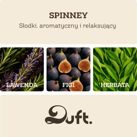 Zapach do samochodu DUFT Spinney ? drewniany dyfuzor na kratkę +2 wkłady