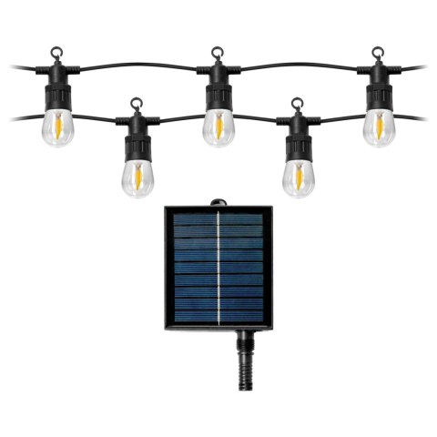 Solarna girlanda oświetleniowa 10 m, 10 x LED Flame