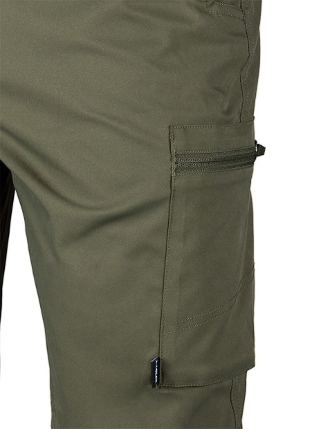 Krótkie spodenki Mix&Match 2way stretch, zielone, rozmiar XL