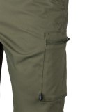 Krótkie spodenki Mix&Match 2way stretch, zielone, rozmiar XXXL