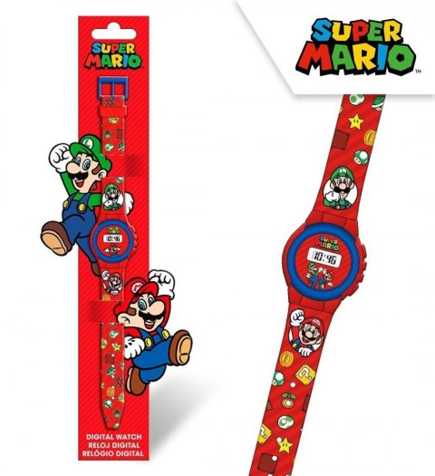 Zegarek cyfrowy super mario