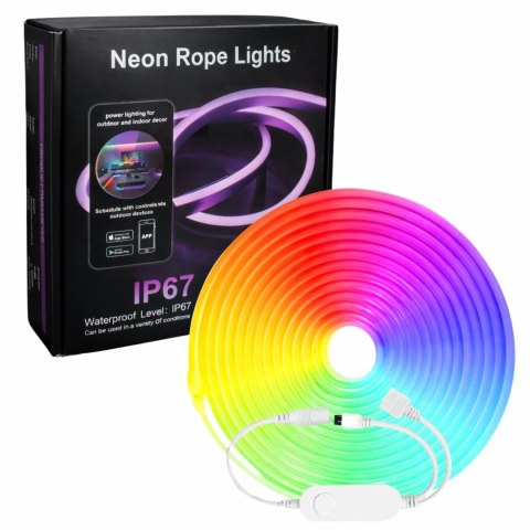 ZD189 Taśma neon led 15m rgb + pilot