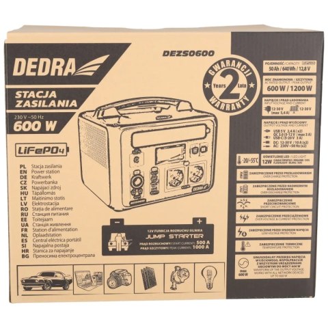 Stacja zasilania 600w