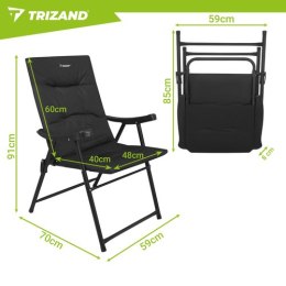 Krzeso turystyczne 59x70x91cm - 2szt.Trizand