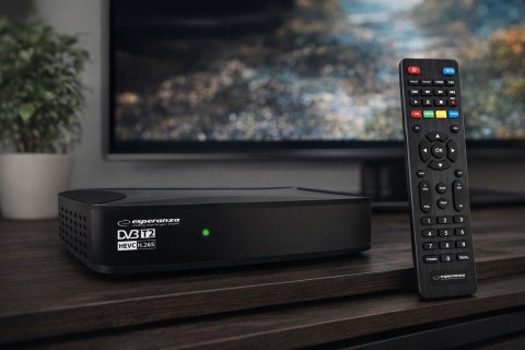 EV108R Esperanza tuner/dekoder cyfrowy dvb-t2 h.265/hevc ev108r