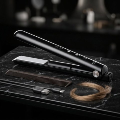 AD 2327 black Prostownica bezprzewodowa podróżna ? usb