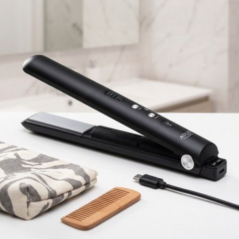 AD 2327 black Prostownica bezprzewodowa podróżna ? usb