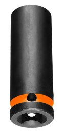 Nasadka udarowa 1/2" długa, 19 x 78mm , Cr-Mo