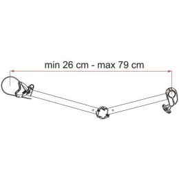 Uchwyt Fiamma Bike-Block Pro S D3 do Carry-Bike - srebrny