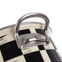 Garnek Emaliowany 5 L ORION SZACHOWNICA 26 cm Indukcja Zmywarka