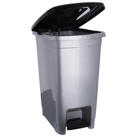Kosz na Śmieci Plastikowy z Pedałem Wąski 10 L