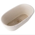 Koszyk do Wyrastania Chleba Ciasta Rattanowy Solidny ORION 29 x 17 x 8 cm